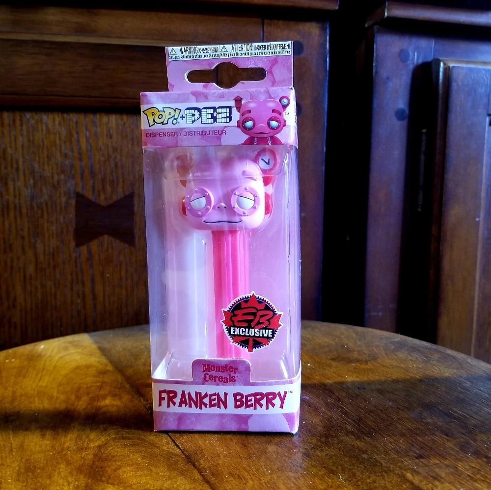 2018 POP! PEZ Franken Berry Candy Dispenser Monster Cereals Frankenstein NRFB